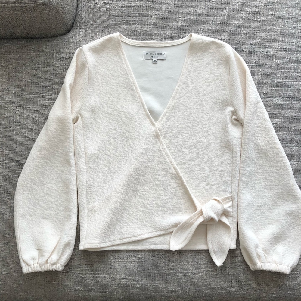 Madewell wrap top